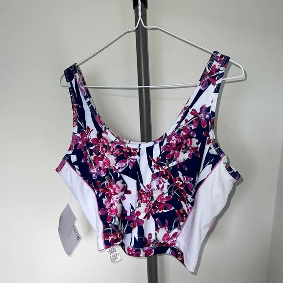 New Fabletics Vasha Midi Floral Print Sports Bra size L - Picture 5 of 6
